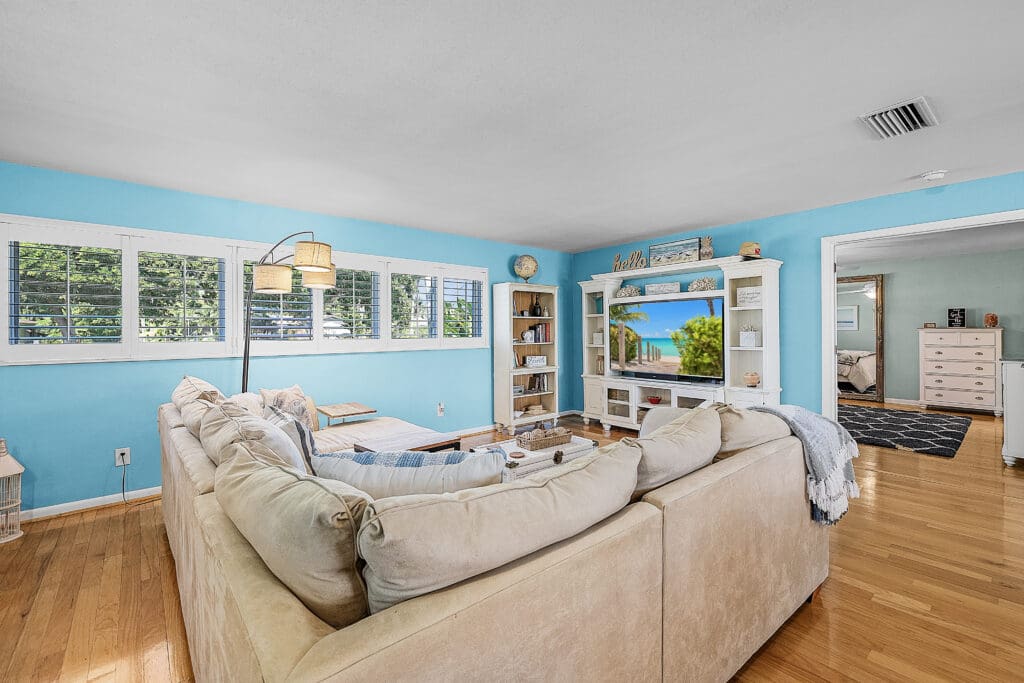 Living room of South Del Prado Point of the TV