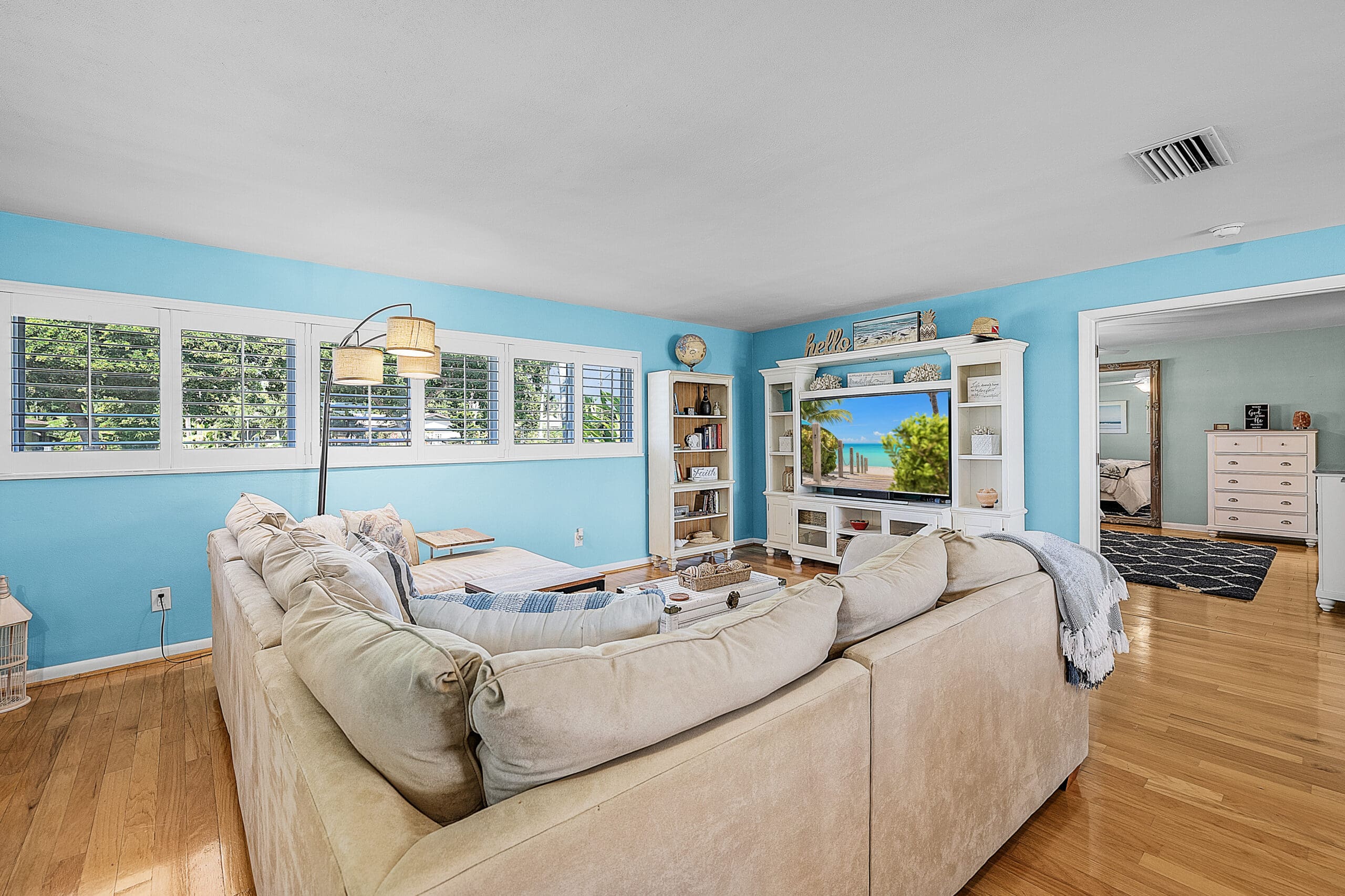 Living room of South Del Prado Point of the TV